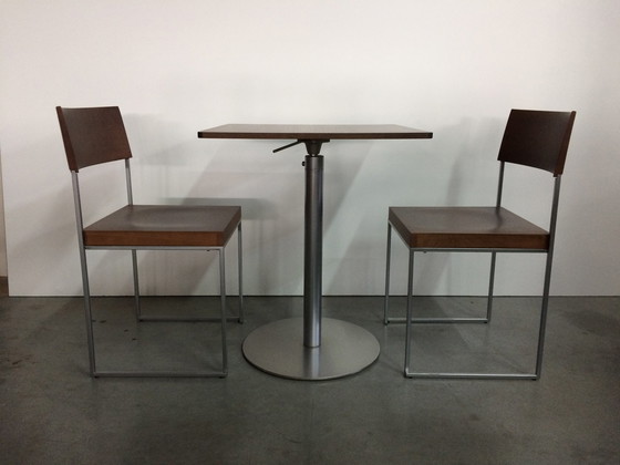 Image 1 of Cuba chairs set with Lapalma table