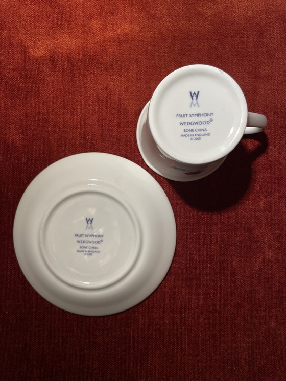 Image 1 of Wedgwood espresso set “Fruit Symphony”