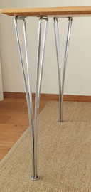 Fritz Hansen table + 4x butterfly chair