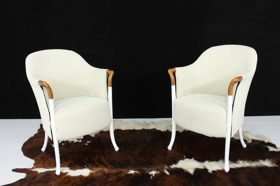 Image 1 of 2x Giorgetti "Progetti" lounge chairs