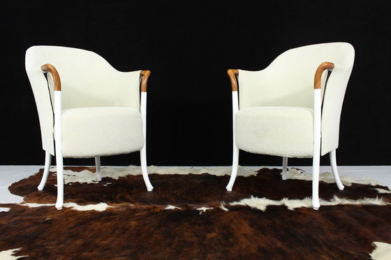 Image 1 of 2x Giorgetti "Progetti" lounge chairs