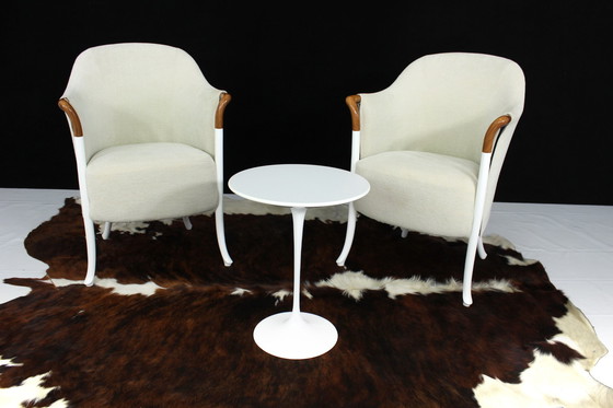 Image 1 of 2x Giorgetti "Progetti" lounge chairs