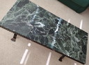 Handmade coffee table marble with wrought iron, 1960s