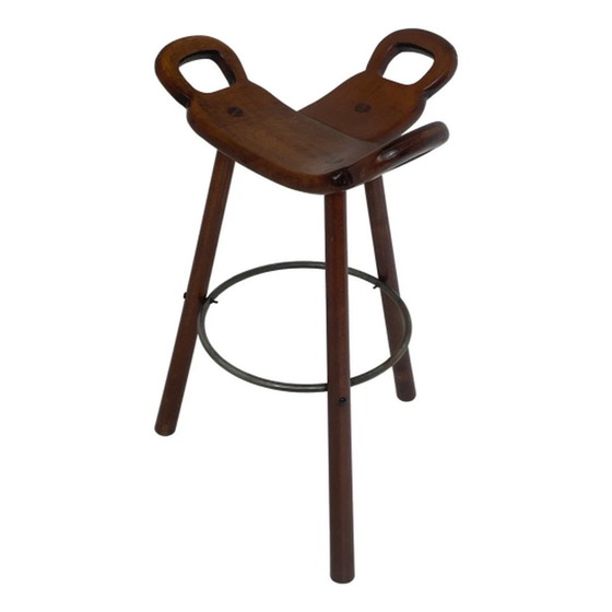 Image 1 of Sergio Rodrigues - Barstool model ‘Marbella’ - Made by Confonorm - 1970’s, Spanish, Brutalist design