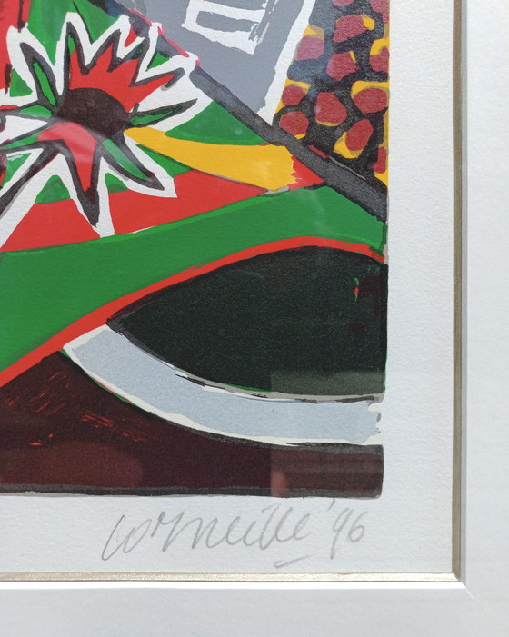 Image 1 of Corneille - El gato rojo, serigrafía