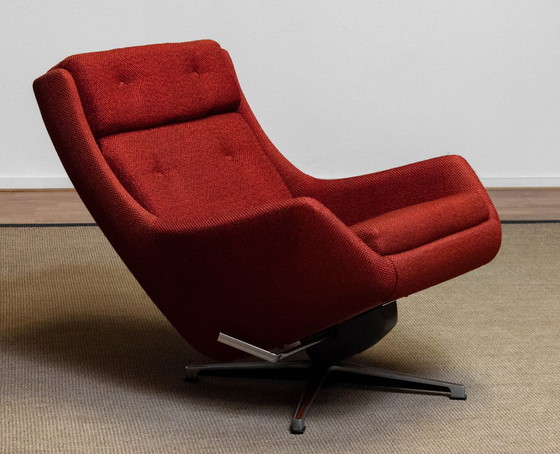 Image 1 of Dux swivel armchair by Alf Svensson