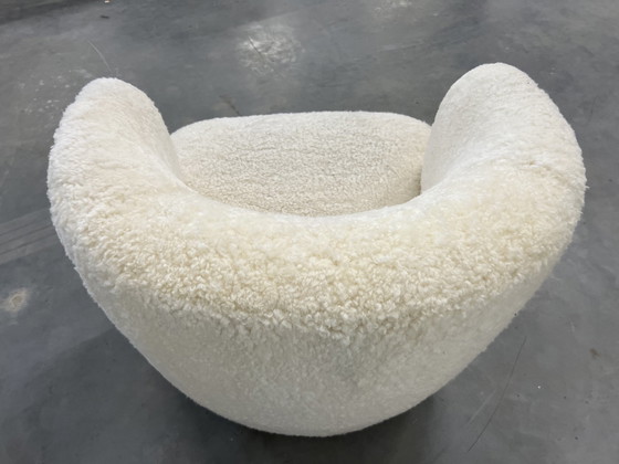 Image 1 of Gubi Stay Lounge Chair Large Sheepskin