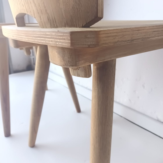 Image 1 of 2x chaises de salle à manger vintage