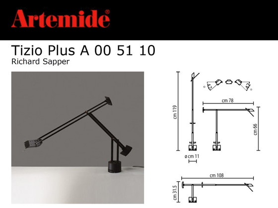 Image 1 of Desk lamp Artemide Tizio