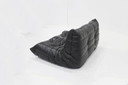 Original Ligne Roset canapé 2 places Togo en cuir noir 1990