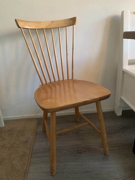 Image 1 of 4x Vintage bar chair