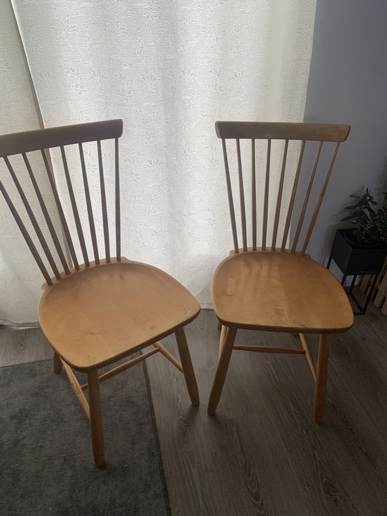 Image 1 of 4x Vintage bar chair