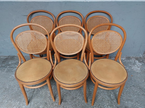 Image 1 of 6x Vintage webbing chair