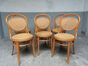 6x Chaise vintage à sangles