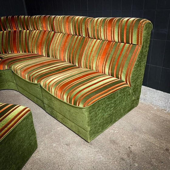 Image 1 of Mid Century modular corner sofa