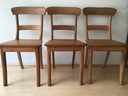 6x Chaises vintage en teck
