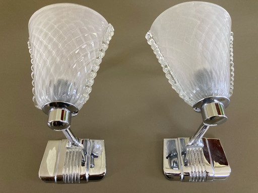 2x Vintage wall lamp