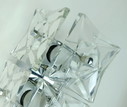 Aplique Kinkeldey de cristal y cromo, años 60