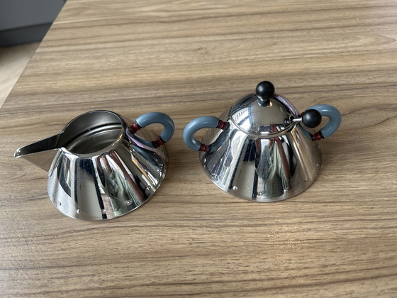 Image 1 of Alessi milk and sugar jar set