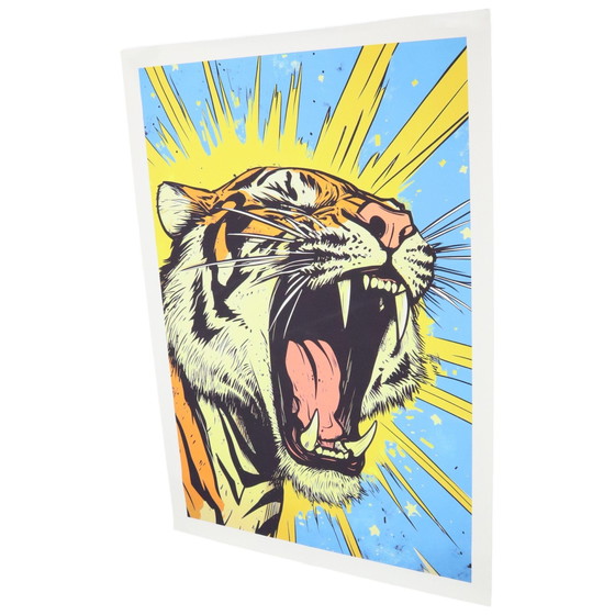 Image 1 of Unique Tiger Artwork Xl Giclée