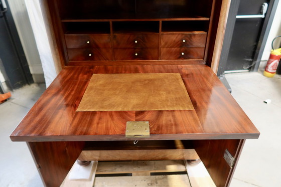 Image 1 of Antique mahogany desk from the 19th century