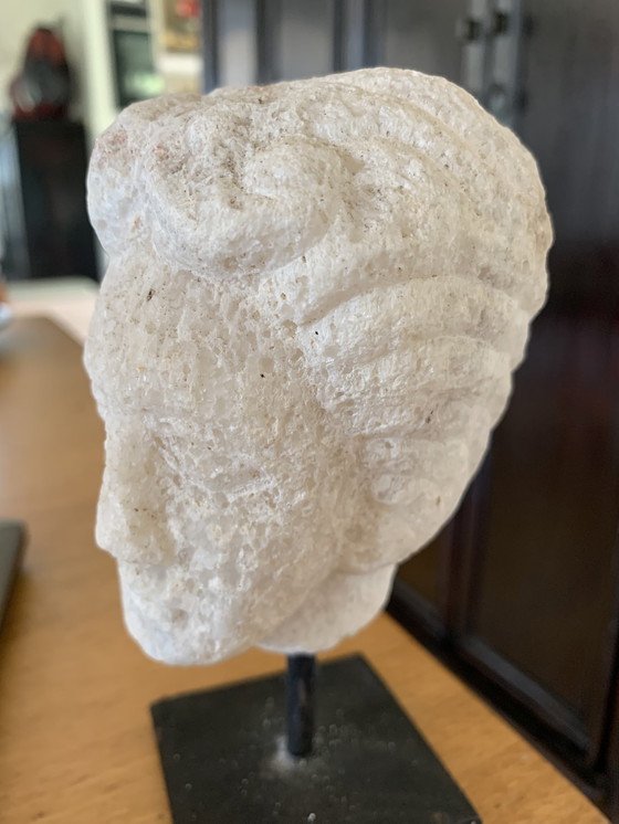 Image 1 of Marble Head on Pedestal