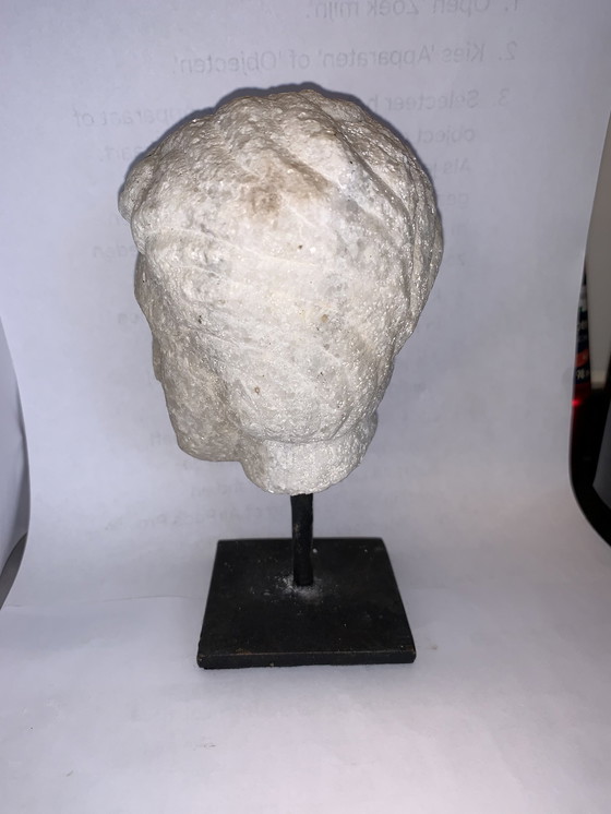 Image 1 of Marble Head on Pedestal