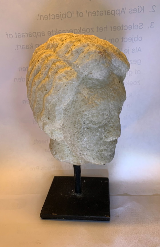 Image 1 of Marble Head on Pedestal