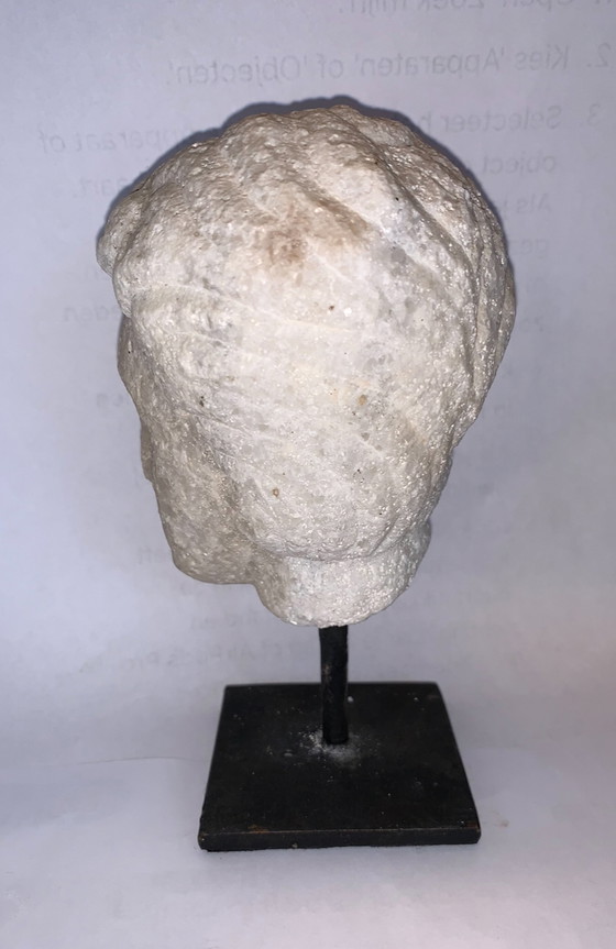 Image 1 of Marble Head on Pedestal