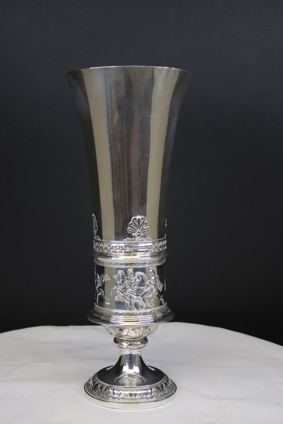 Image 1 of Joseph Carl Klinkosch 19é Silver Goblet World's Fair Piece Vienna 1860