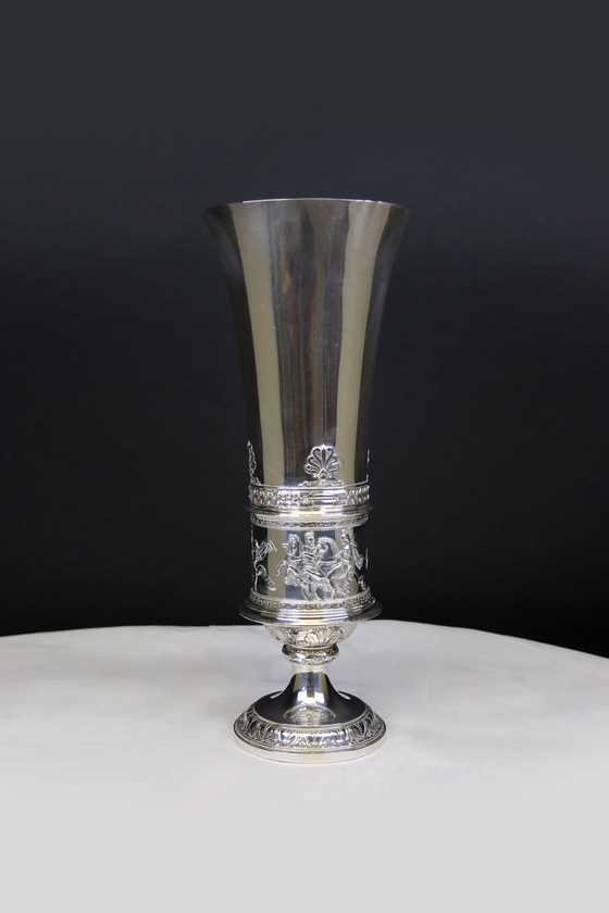 Image 1 of Joseph Carl Klinkosch 19é Silver Goblet World's Fair Piece Vienna 1860