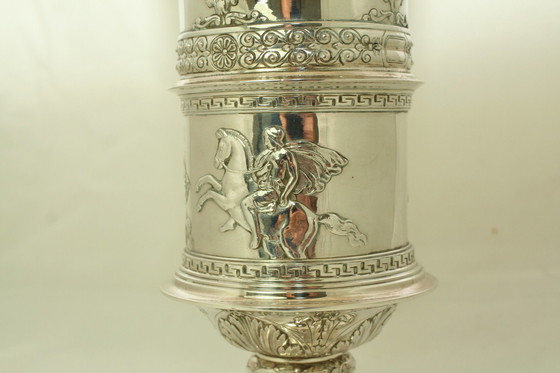 Image 1 of Joseph Carl Klinkosch 19é Silver Goblet World's Fair Piece Vienna 1860