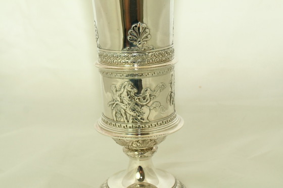 Image 1 of Joseph Carl Klinkosch 19é Silver Goblet World's Fair Piece Vienna 1860