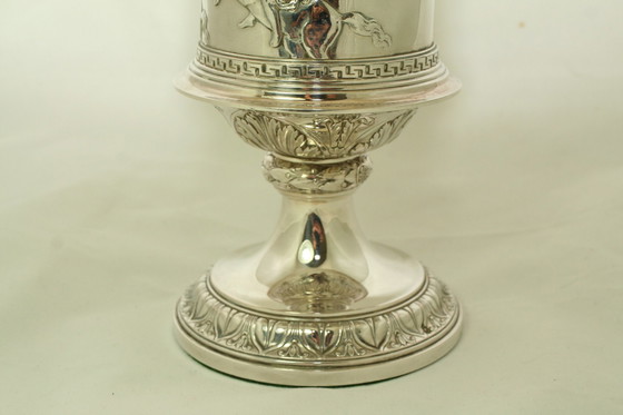 Image 1 of Joseph Carl Klinkosch 19é Silver Goblet World's Fair Piece Vienna 1860