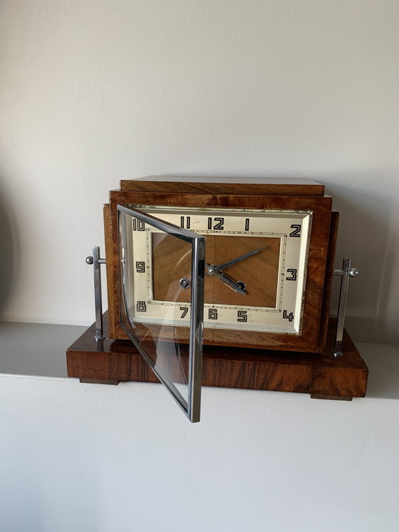 Image 1 of Mantel clock - Amsterdam School