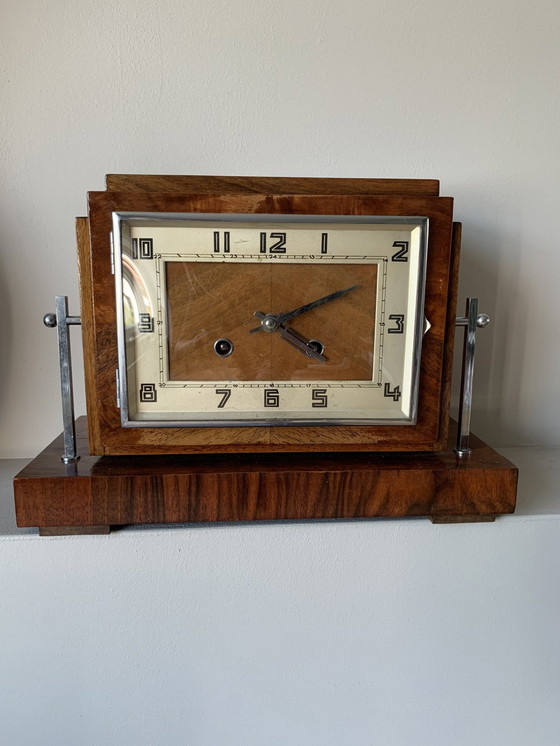 Image 1 of Horloge de cheminée - Amsterdam School