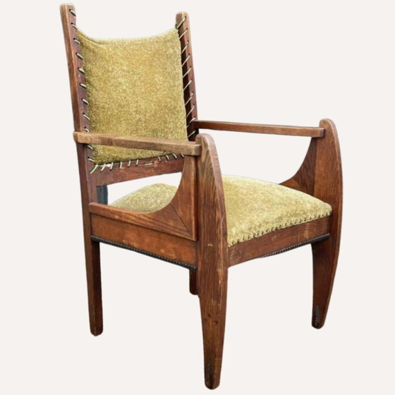 Image 1 of Dutch Art Deco Bent Chair, 1930S