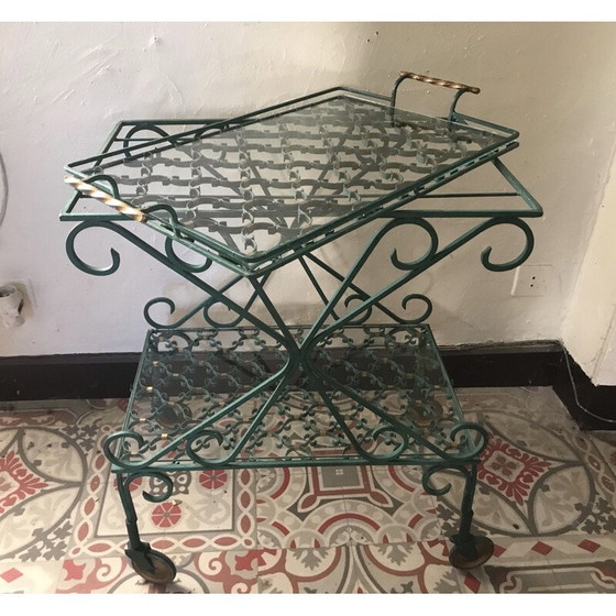 Image 1 of Carrello d'epoca in ferro battuto, 1950