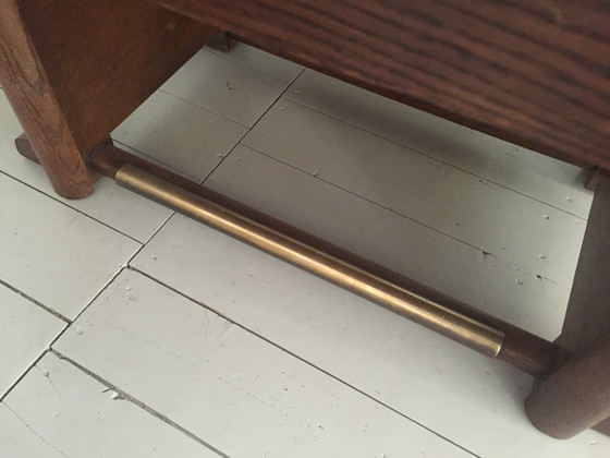 Image 1 of Tavolo da pranzo vintage in legno anni '30