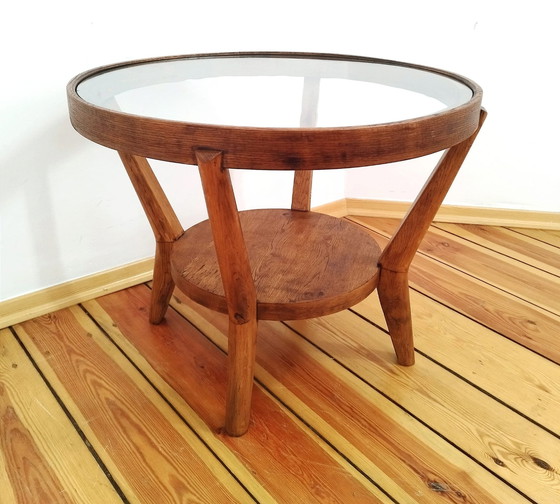 Image 1 of Coffee Table Attributed To K. Kozelka For Interier Praha, Former Czechoslovakia, 1930S