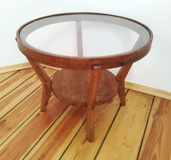 Image 1 of Coffee Table Attributed To K. Kozelka For Interier Praha, Former Czechoslovakia, 1930S