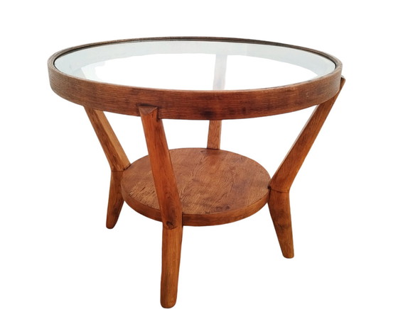 Image 1 of Coffee Table Attributed To K. Kozelka For Interier Praha, Former Czechoslovakia, 1930S