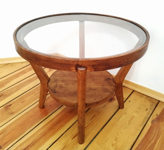 Image 1 of Coffee Table Attributed To K. Kozelka For Interier Praha, Former Czechoslovakia, 1930S