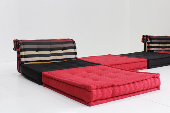 Image 1 of Roche Bobois Mah Jong Sofa Sonia Rykiel Design By Hans Hopfer