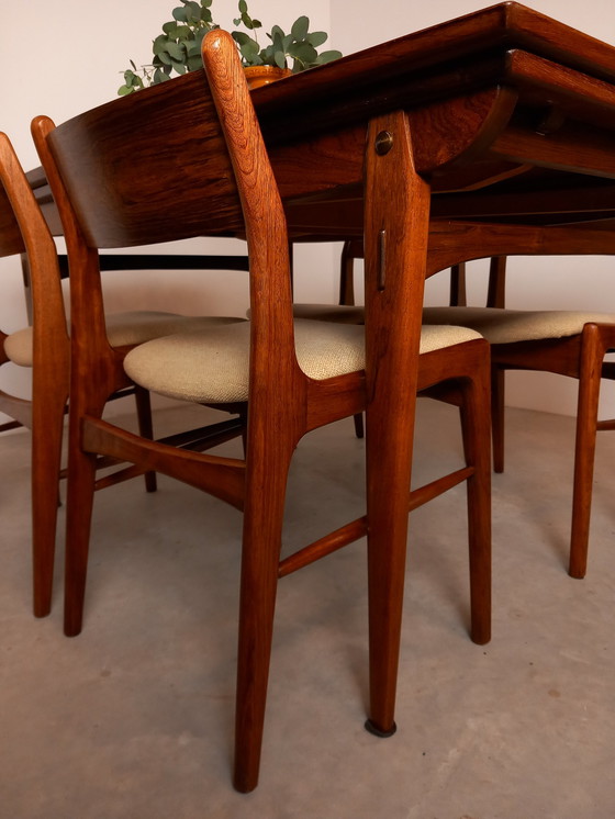 Image 1 of Faarup Danish Mid - Century Design Dining Table Rosewood