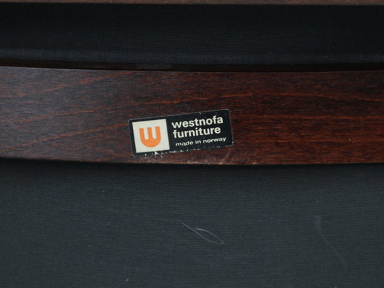 Image 1 of Sedia a dondolo scandinava Siesta di Ingmar Relling e il suo pouf