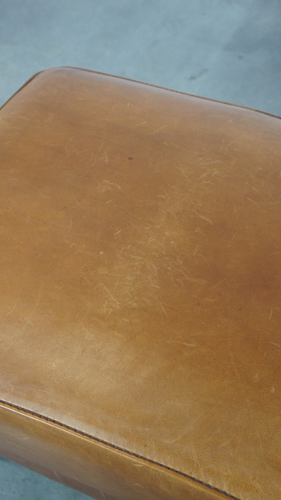 Image 1 of Large Beef Leather Hocker