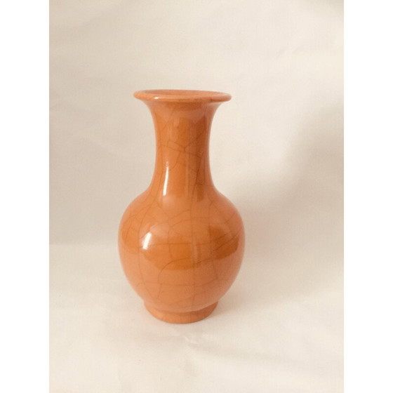 Image 1 of Vintage glazed ceramic vase by Pol Chambost