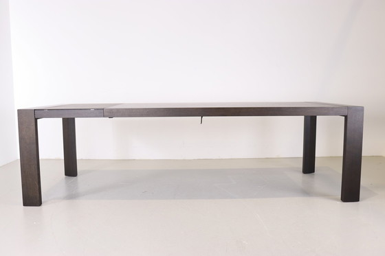 Image 1 of Table de salle à manger Arco Extenso en chêne noir