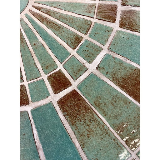 Mid-century mosaic coffee table by Rogier Vandeweghe for Amphora, Belgium 1950s